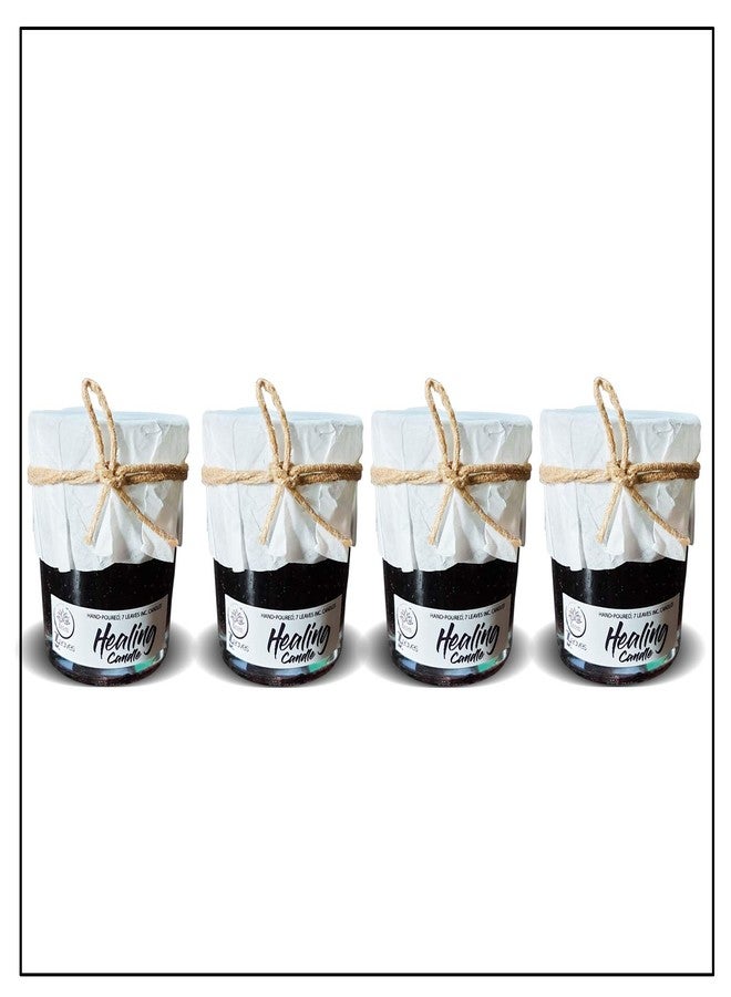 7LEAVES INC. 7LEAVES INC Black Candle Gel (Set of 4) - Image 2